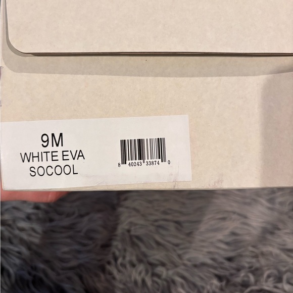 J/SLIDES White Double Strap Sandals - Picture 2 of 3